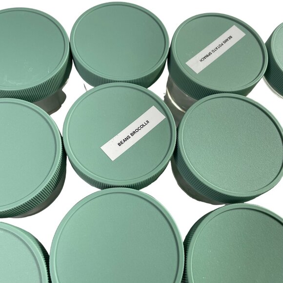 Reusable Baby Food Jars Sage Spoonfuls Quality Glass Storage Containers Lot 15 u - Picture 2 of 13